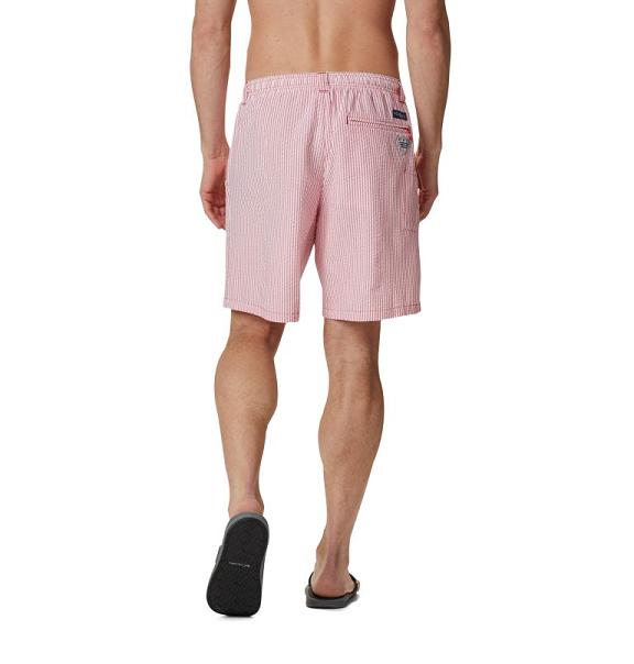 Columbia PFG Super Backcast Shorts Red For Men's NZ62318 New Zealand